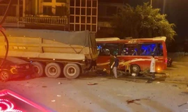 Tai nạn giao thông liên hoàn ở Thanh Hóa, 21 người bị thương