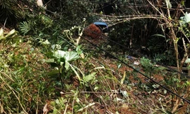 Hai ô tô rơi xuống vực ở Thanh Hóa