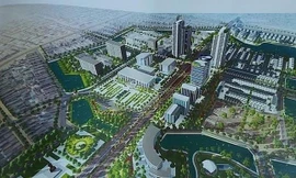 Mô hình quy hoạch khu vực Hồ Thành- TP Thanh Hoá. Ảnh minh hoạ.