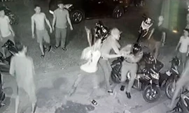 Ngăn khoảng 20 thanh niên hỗn chiến, một chiến sĩ công an bị chém trọng thương