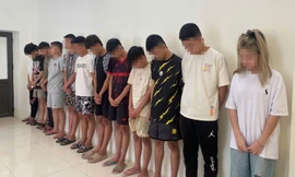 Hai thanh niên bị đánh gục vì trêu ghẹo thiếu nữ 