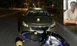 'Thông chốt' đo nồng độ cồn, tông hai chiến sỹ CSGT bị thương