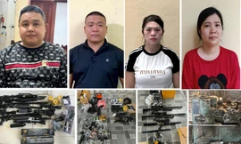 Triệt phá đường dây chế tạo linh kiện súng quy mô lớn