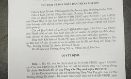 Thu hồi, huỷ bỏ quyết định bổ nhiệm 'thần tốc' một trưởng phòng ở Thanh Hóa