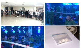 Hơn 50 cảnh sát bao vây, kiểm tra quán bar trá hình JP CLUB 