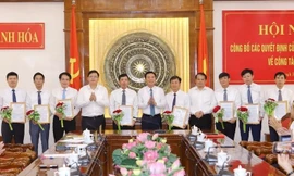 Thanh Hoá công bố quyết định về công tác cán bộ