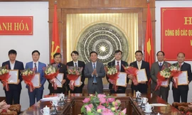 Thường trực Tỉnh uỷ Thanh Hoá công bố nhiều vị trí cán bộ mới