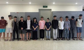 Tạm giữ 13 đối tượng trong đường dây lừa đảo có bản doanh tại Campuchia 