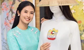 Hoa hậu Ngọc Hân không làm áo dài cách tân táo bạo