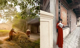 Vẻ đẹp nao lòng tựa "xuyên không" của hai ngôi làng cổ nức tiếng tại Hà Nội