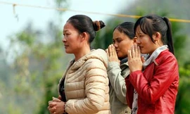 Tạm dừng viếng mộ Đại tướng ở Vũng Chùa