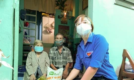 Những phần quà nghĩa tình được A An đã đến với người dân, lao động nghèo gặp khó khăn tại TPHCM.