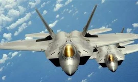 Hai chiếc F-22 của Mỹ