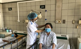 Bệnh nhân V được điều trị thành công, thoát 'cửa tử'. Ảnh: Bệnh viện cung cấp
