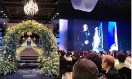 Đám cưới Lee Seung Gi - Lee Da In: Lễ đường tràn ngập hoa, đẹp như vườn cổ tích