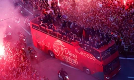 ĐT Morocco được chào đón hoành tráng không khác gì nhà vô địch Argentina