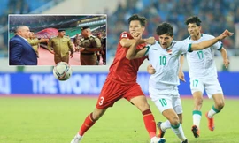 Cảnh sát Iraq diễn tập để đảm bảo an ninh cho trận đấu với Việt Nam