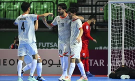 ĐT futsal Việt Nam thua Uzbekistan, Afghanistan ăn mừng