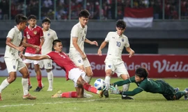 U19 Indonesia 'sống sót' trước sức ép của Thái Lan