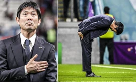 HLV tuyển Nhật Bản nhận tin vui ngay sau khi kết thúc hành trình World Cup