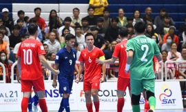 'Động đất' tại giải vô địch futsal Đông Nam Á: Đội tuyển Việt Nam thắng Thái Lan
