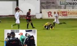 Cầu thủ bị bắt vì tội cố ý giết trọng tài