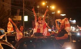 Hàng triệu người Georgia 'bão đêm' sau trận thắng Bồ Đào Nha