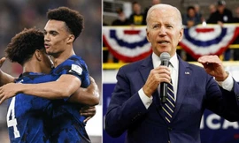 Tổng thống Mỹ hò reo khi đội nhà thắng Iran, vượt qua vòng bảng World Cup