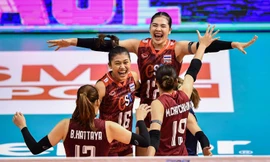 Bóng chuyền Thái Lan gây sốc, thắng Trung Quốc để vô địch châu Á