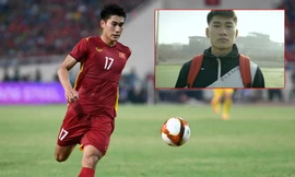 Tiền đạo Nhâm Mạnh Dũng đóng phim trên VTV3