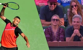 Bực bội vì thua Nadal, Kyrgios trút giận lên ngôi sao Hollywood