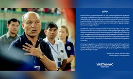 2 ngày sau khi từ chức, chủ tịch LĐBĐ Campuchia trở lại làm việc