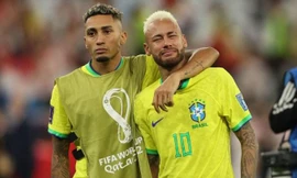 Cậu con trai 6 tuổi của Perisic dỗ Neymar 'khóc nhè'