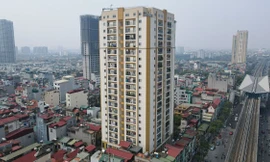 Ngân hàng rao bán quyền sử dụng đất một dự án chung cư ở Hà Nội