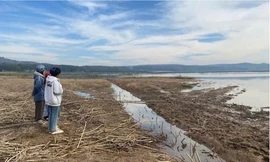 Khu vực bán ngập tại thủy điện Yaly khiến 2 cháu nhỏ bị đuối nước