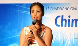 Hoa hậu Ngọc Hân làm Sứ giả Chim Én 2012