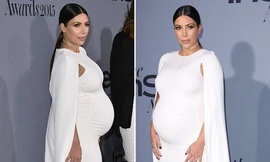 Cô Kim vác bụng bầu 'vượt mặt' đi dự sự kiện