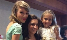 Taylor Swift hớn hở đi dự đám cưới của fan