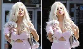 Sao Hollywood 'hở trên, khoét dưới' xuống phố