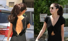 Selena Gomez 'không nội y' xuống phố sau nghi án bơm ngực