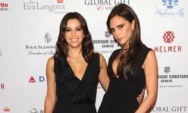 Bà Becks sắc lạnh 'đọ dáng' cùng Eva Longoria