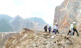 Khu vực tàn phá rừng.