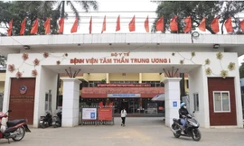 Sự việc xảy ra tại Bệnh viện Tâm thần Trung ương 1. Ảnh: Minh Đức