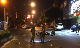 Hiện trường vụ 1 người chết, 2 người bị thương.