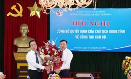Bí thư Huyện ủy Nho Quan làm Giám đốc Sở TN&MT Ninh Bình