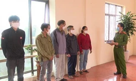 Các bị can bị khởi tố.