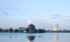 Một góc công viên Tràng An.