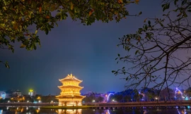 Hình ảnh tại khu vực phố cổ Hoa Lư. Ảnh: N.B