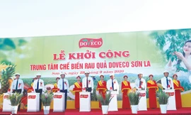 Trung tâm chế biến rau quả DOVECO Sơn La dự kiến đi vào hoạt động cuối năm 2021, giúp bao tiêu nông sản cho hàng nghìn hộ nông dân