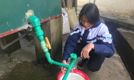 Mùa đông này, dù có giá buốt đến đâu, học sinh Trường THCS&THPT Bát Xát, Lào Cai vẫn có nước nóng để sinh hoạt 
